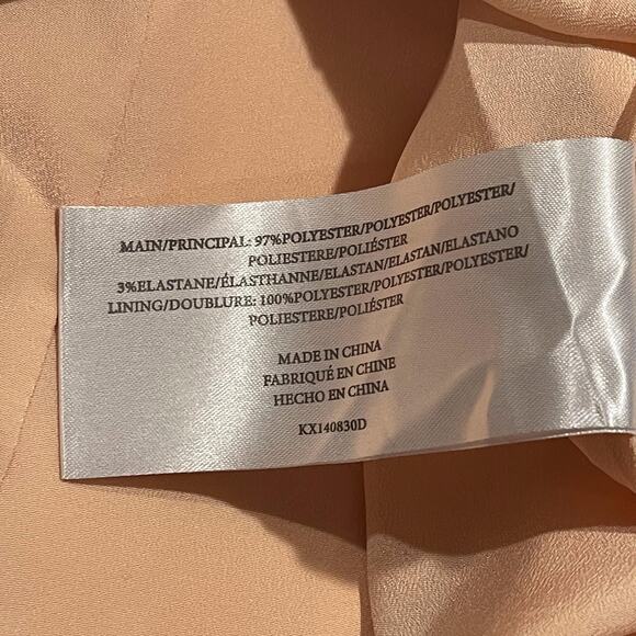 Keepsake Womens Dress Sleeveless Fit & Flare Mini Peach Size Small FH - Picture 4 of 6